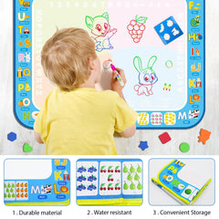 BlissfulBlend safe woven fabric and water pens keep activities clean