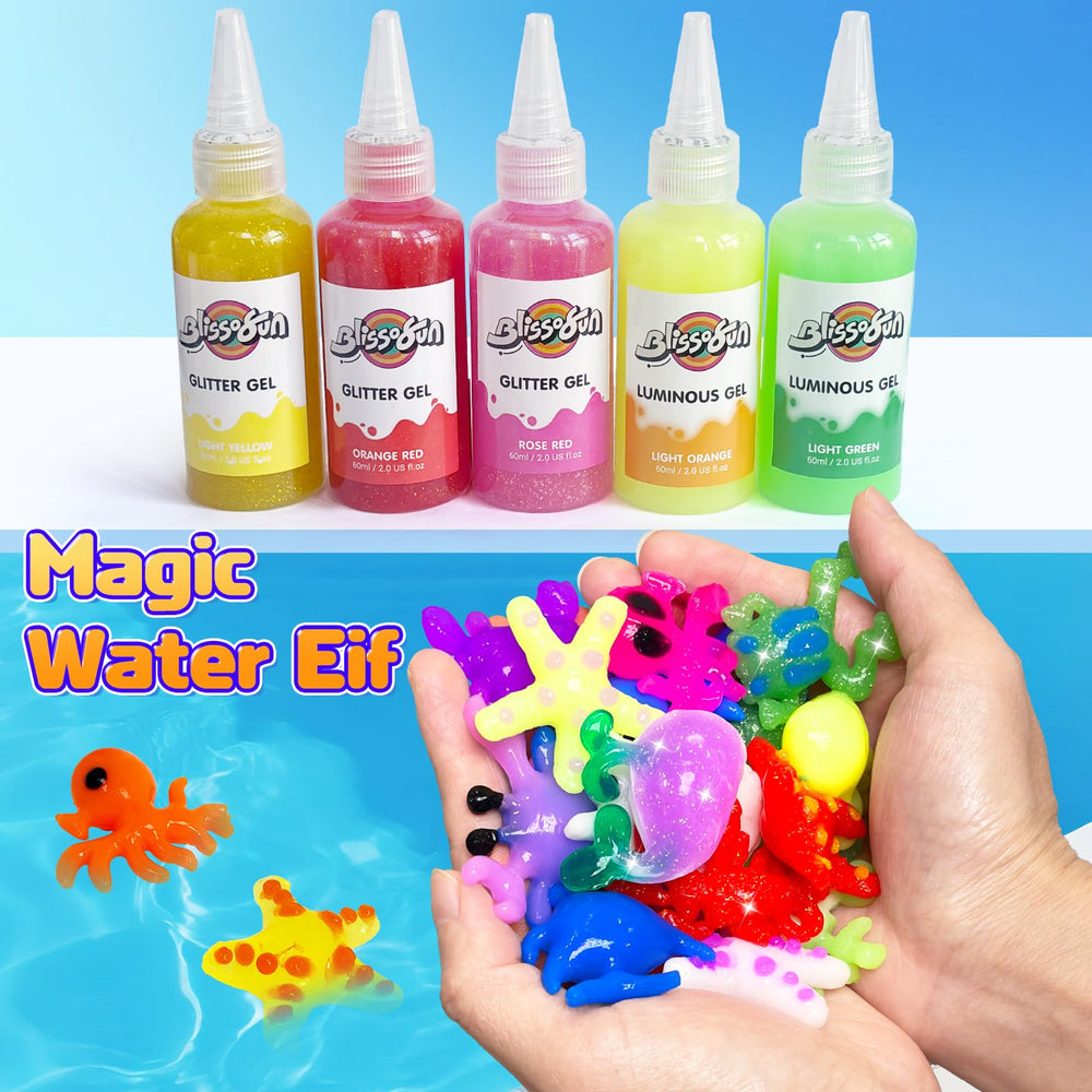 Blissofun ocean creature molds for kid-friendly aquatic creature crafts.
