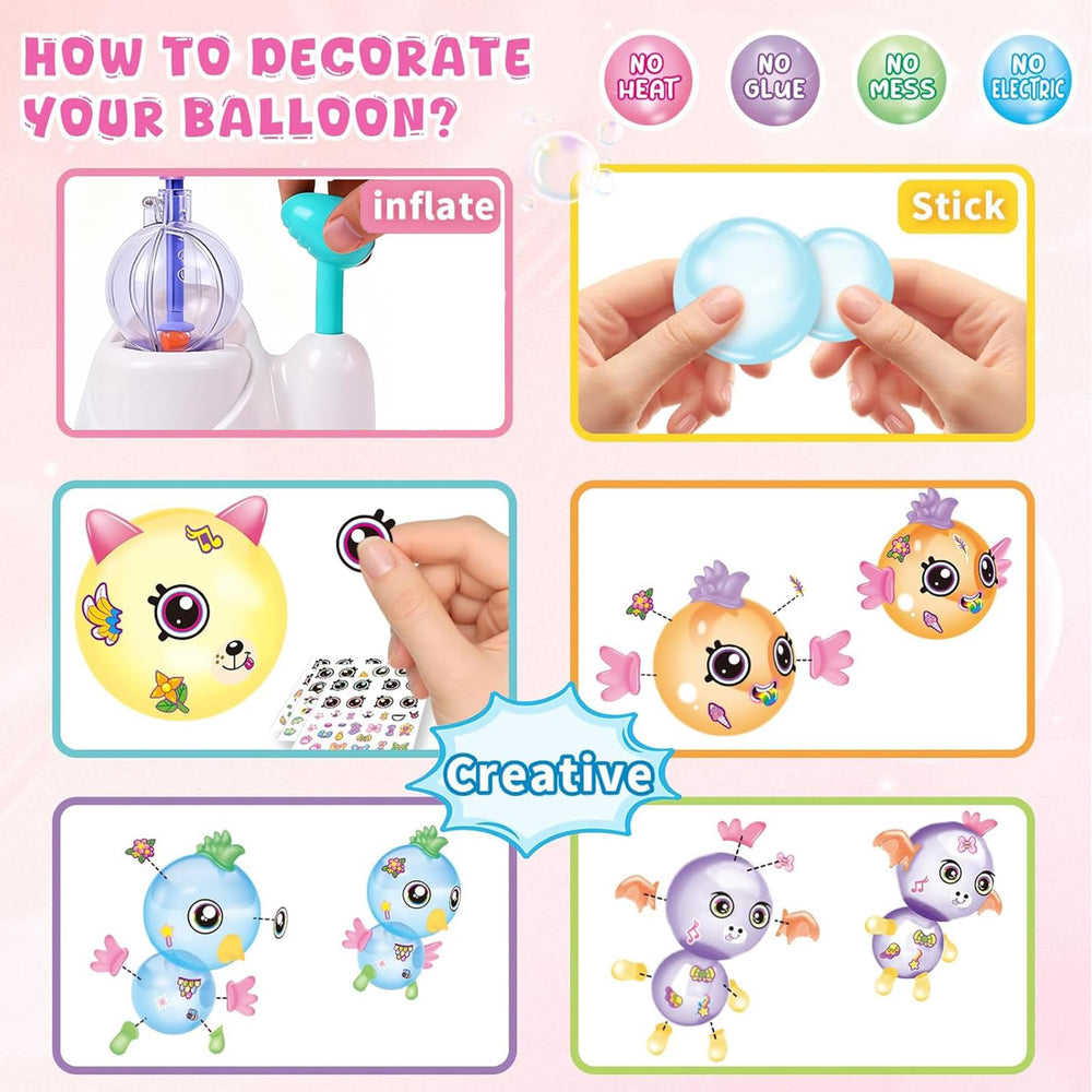 BlivEclat connectors help build sturdy balloon figures.