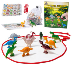 BlivEclat magnetic dinosaur chess pieces ready for family strategy play.