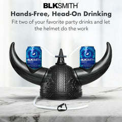 BLKSMITH Viking Drinking Helmet hands-free design for easy partying