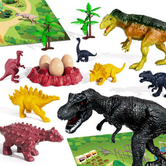 BLmukce ABS plastic dinosaurs withstand rough play