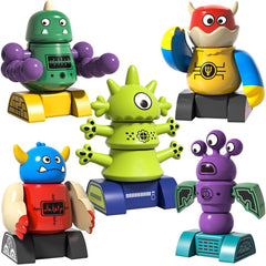 BLmukce magnetic robot toy assembly mode boosts fine motor skills and problem solving.