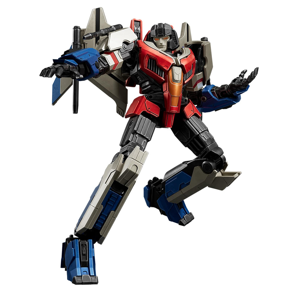 BLOKEES Starscream comes with exclusive weapons for action-ready displays