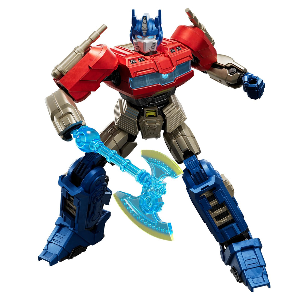 BLOKEES Optimus Prime display stand provides stable, showcase-ready support.