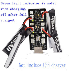 Blomiky 450mAh capacity for extended flight times.