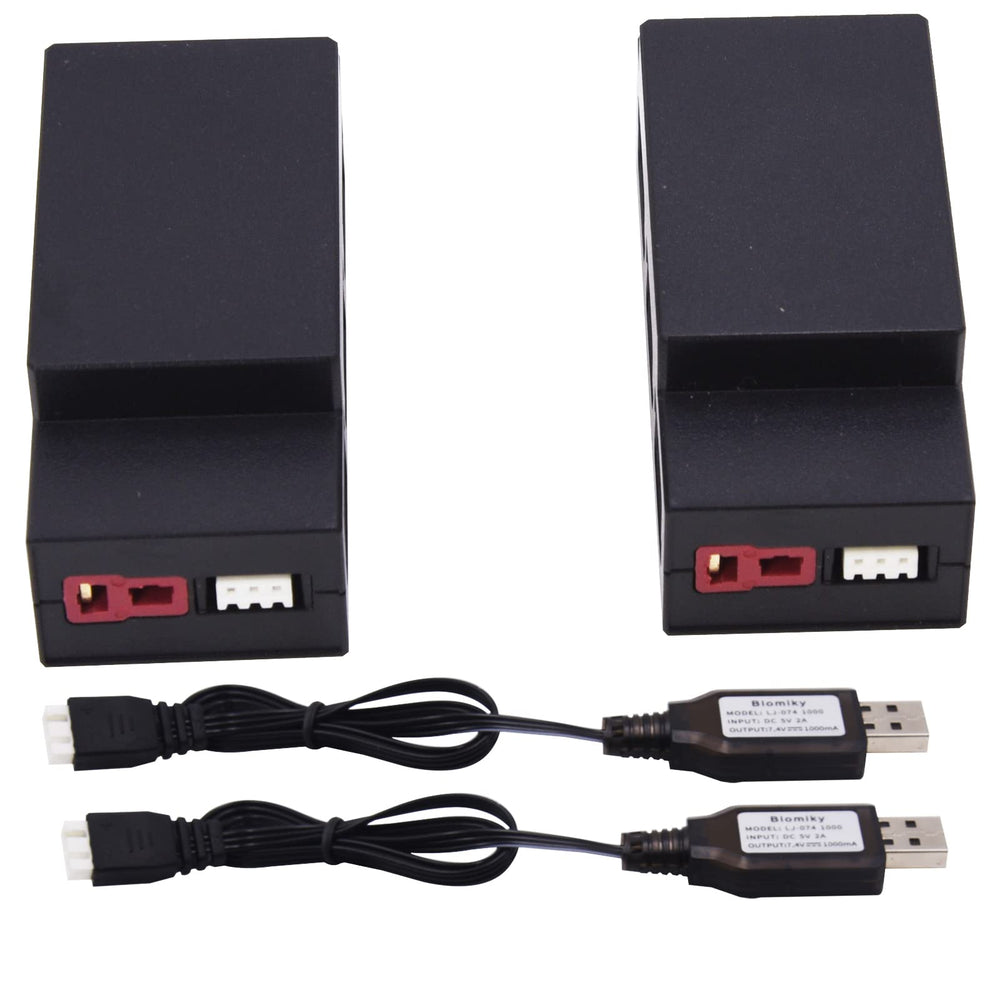 Blomiky 7.4V 1050mAh battery for MJX 16207–16210, suitable for brushless RC cars.