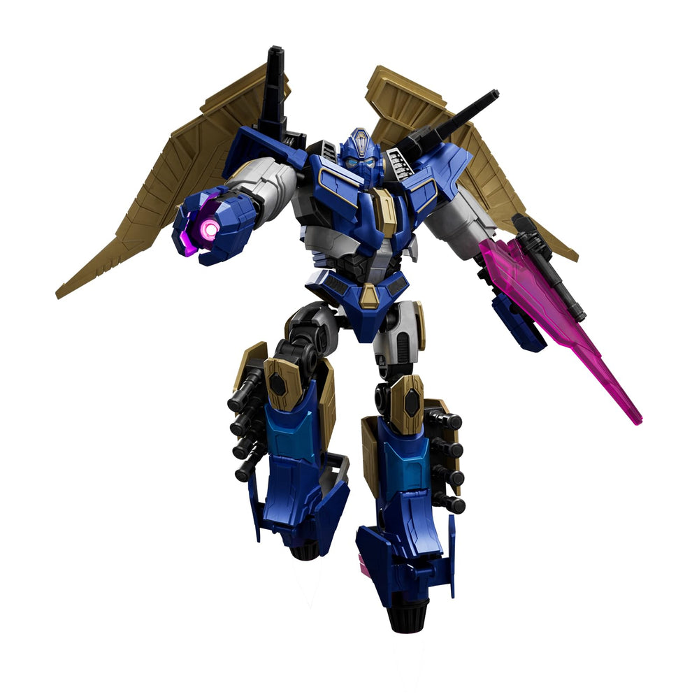 BLOKEES Sentinel Prime display stand provides stable, stylish presentation.