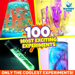 Bloonsy illustrated manual guides kids through each step of experiments.