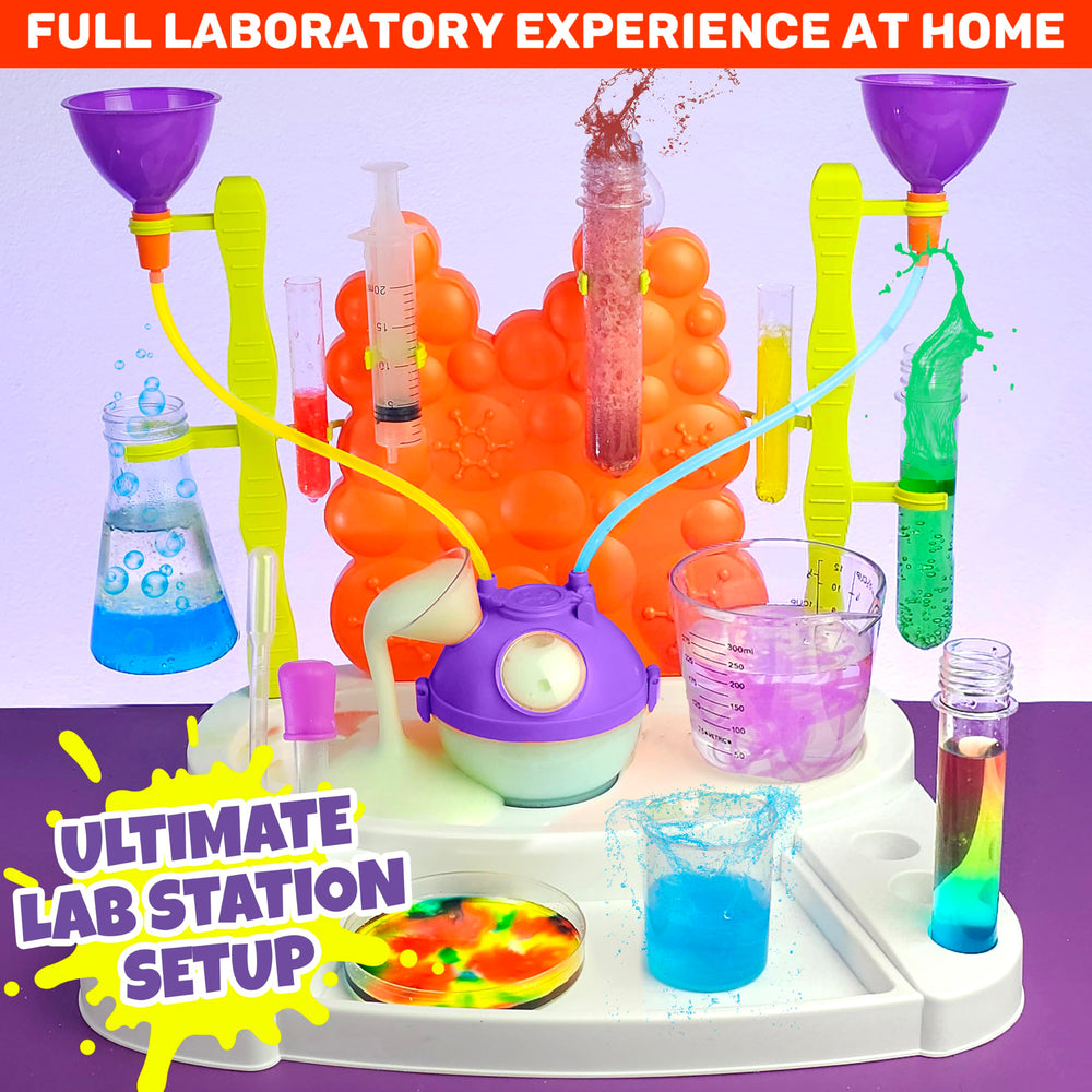 Bloonsy organized lab tray keeps mess contained during activities.