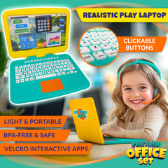 BLOONSY pretend smartphone with sounds and lights for role play.