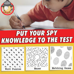 Evidence tray and tools in BLOONSY Spy Kit for hands-on learning