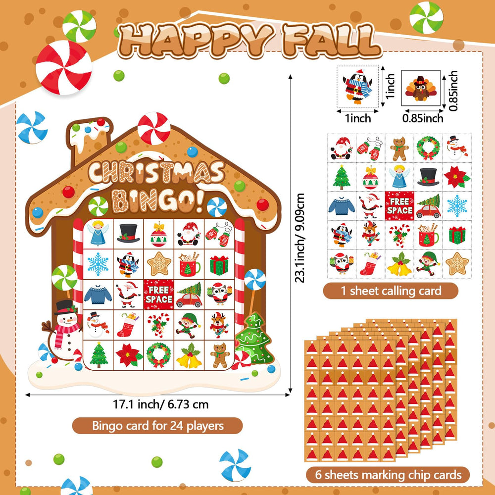 Blosssound Caller Cards for Christmas Bingo enabling quick, smooth game pacing.
