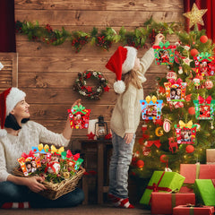 Classroom holiday decor using Blosssound frames and stickers