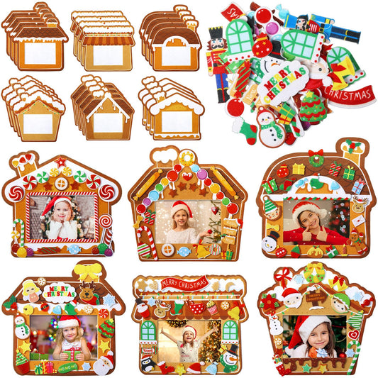 Blosssound gingerbread-house frame set—cute display for holiday memories.