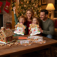 Blosssound Gingerbread-house themed design boosts festive classroom atmosphere.