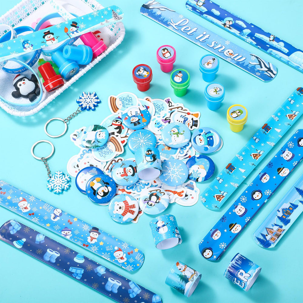 Blosssound winter stampers provide themed keepsakes for classroom rewards and crafts.
