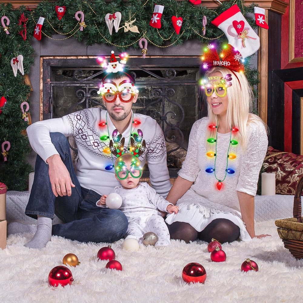 Blowata elf-hat headband lights up playful holidays.
