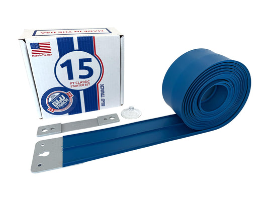 Blu Track Classic 15ft coil two-lane wide for flexible layouts.