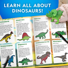Blue Marble Dinosaur Dig Kit: six dinosaur species revealed through digging