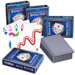 Blue Panda family crafting activity with blank cards and supplies