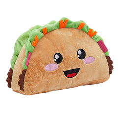 Blue Panda Taco Pillow with panda face adds cozy decor and playful charm