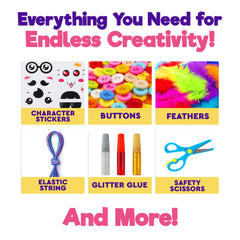 Blue Squid Art Box Pink gift-ready kit for birthdays and holidays