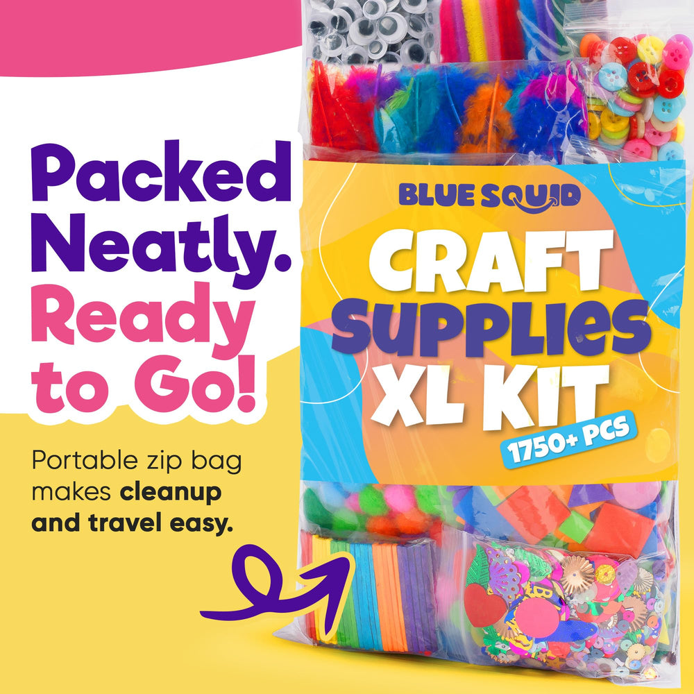 Blue Squid creative activities on the go for travel and playdates