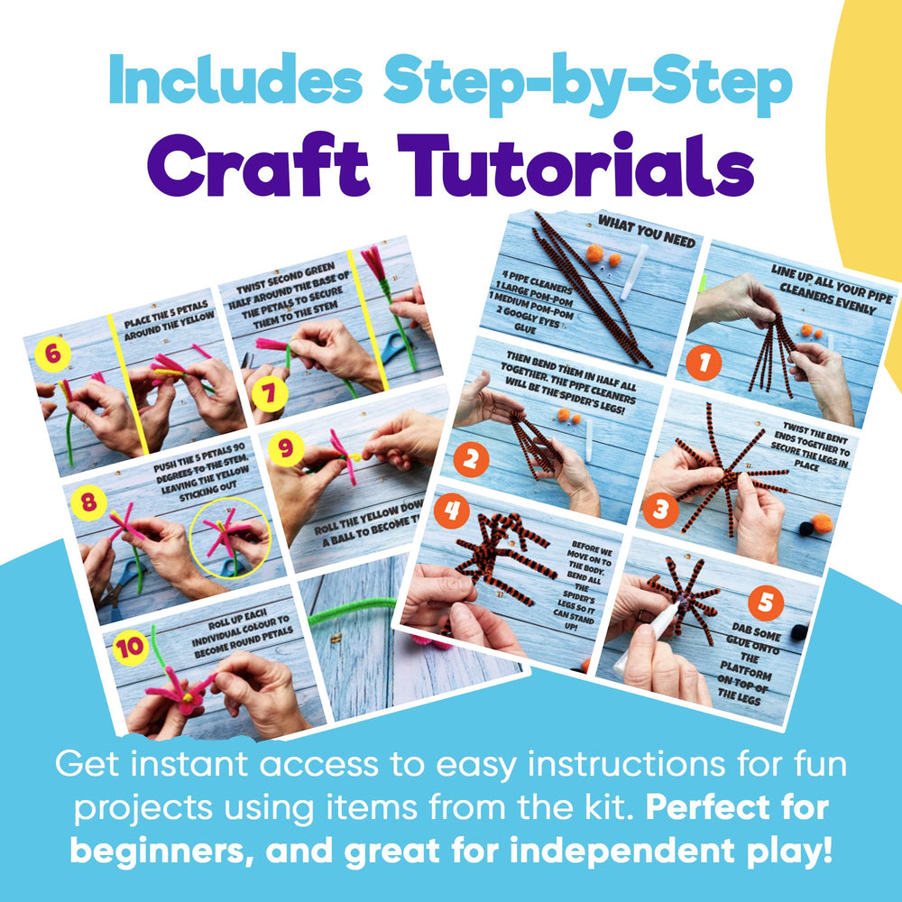 Blue Squid feathers and stickers inspire unique kid creations