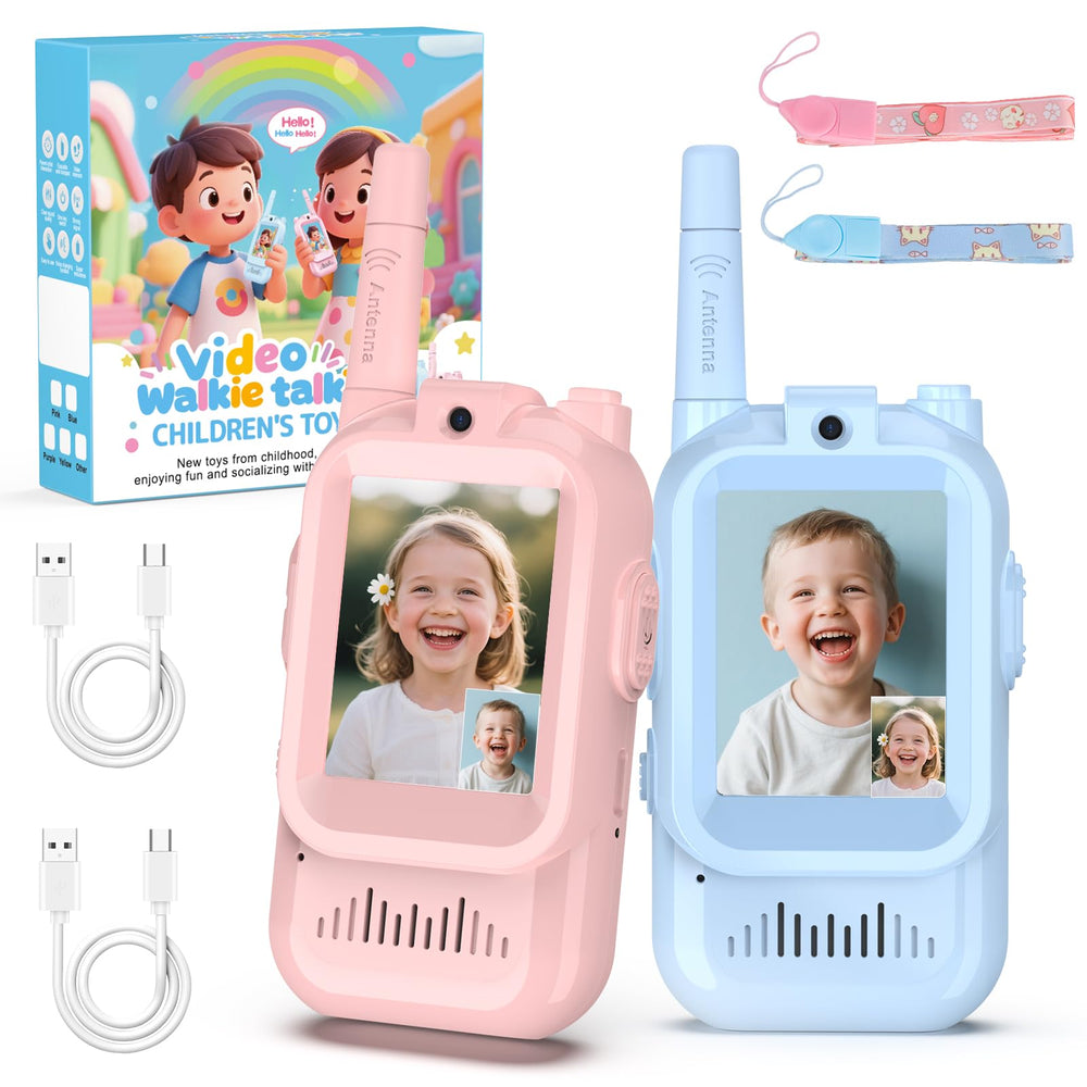BlueFire kids walkie talkies with video screen for real-time play conversations