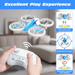 BlueFire mini drone equipped with propeller protection for safer flights