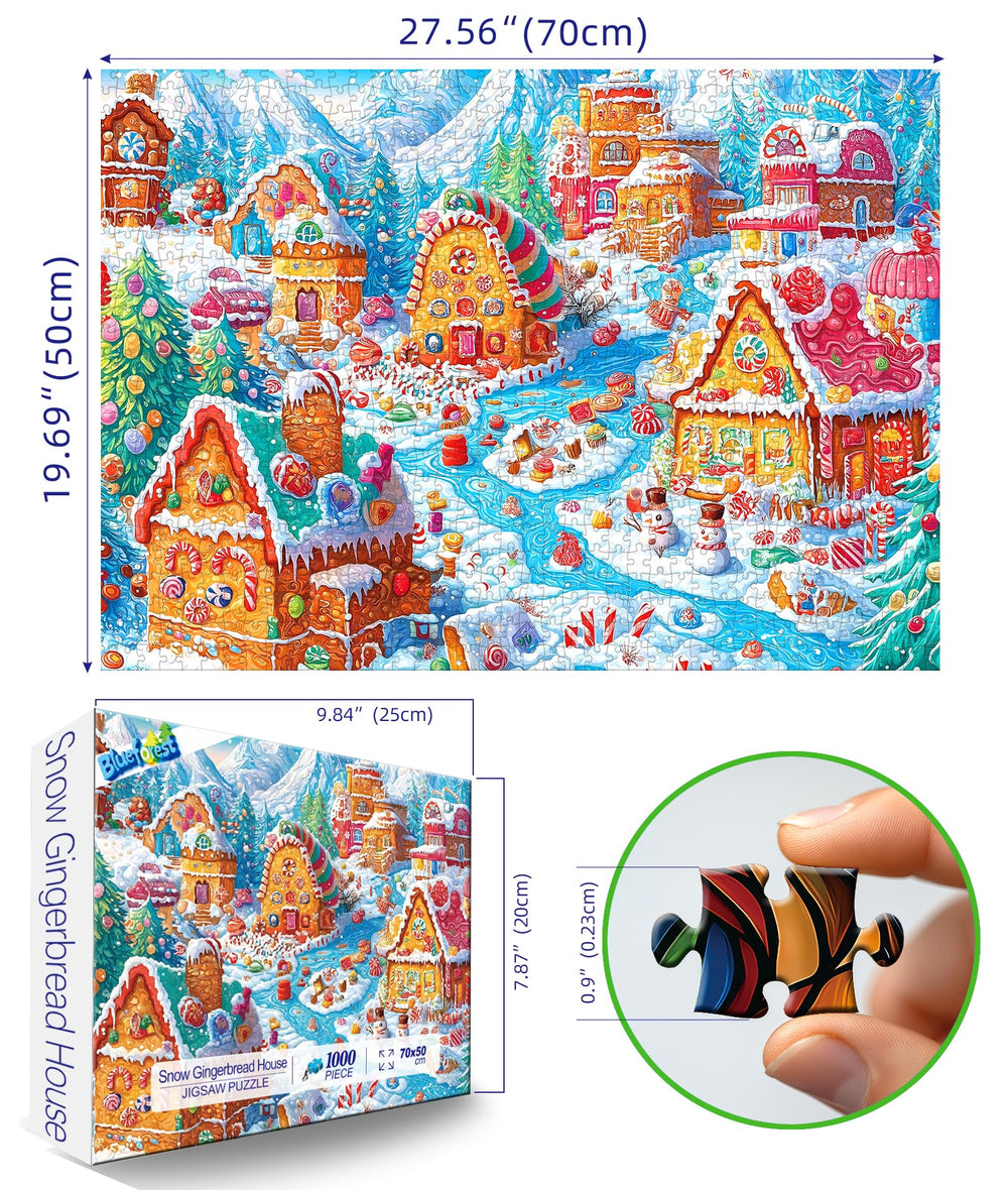 Blueforest HD poster included to help track progress while solving.