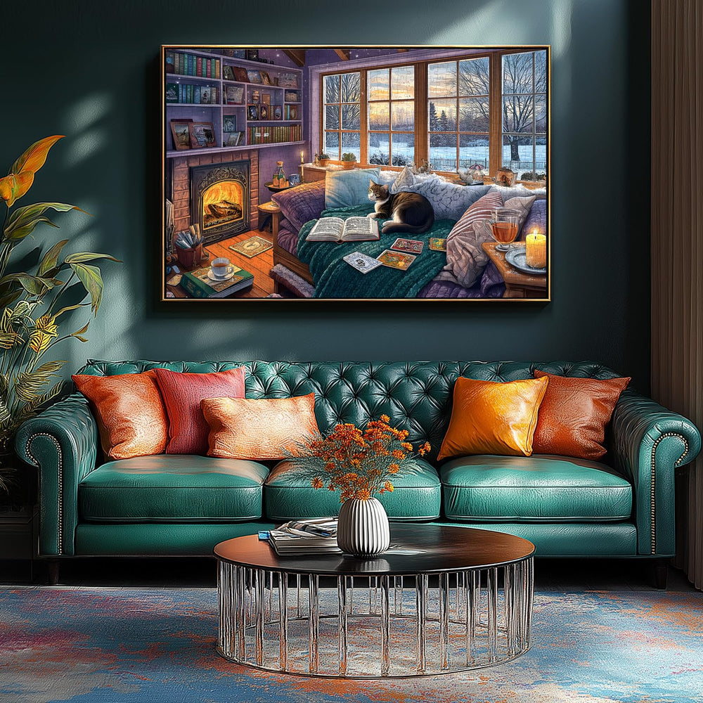 Blueforest Read Room Puzzle includes glare-free poster for smooth, tidy assembly.