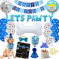 Bluegogo dog birthday banner for Lets Pawty celebrations, adds festive flair