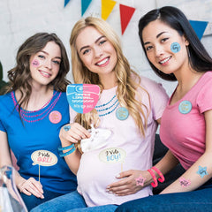Bluegogo gender reveal gift set boosts party setup and coordination.