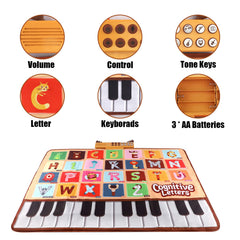 Bluejay Baby Piano Mat record playback helps repeat favorite tunes during practice.