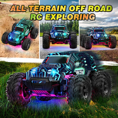 BLUEJAY RC car runs up to 70 minutes with two included batteries