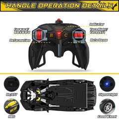 BlueJAY Transform RC Car charger included for convenient recharging.