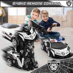BLUEJAY Transform RC Car with one-button deformation for easy switching.