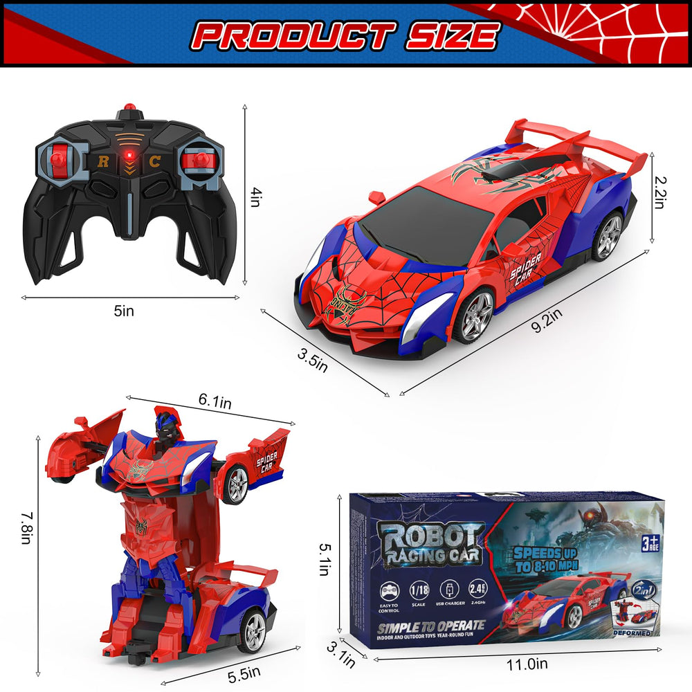 Bluejay Transform RC Car package content includes tools and battery for setup
