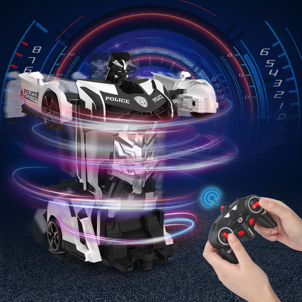 BlueJAY Transform RC car packaging and accessories, ready gift for curious kids