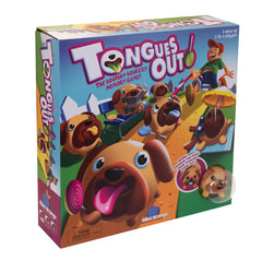 Blue Orange Tongues Out dice and pugs for color matching fun.