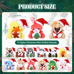 Blueweenly duck plush with Santa hat, versatile for wreaths and gifts