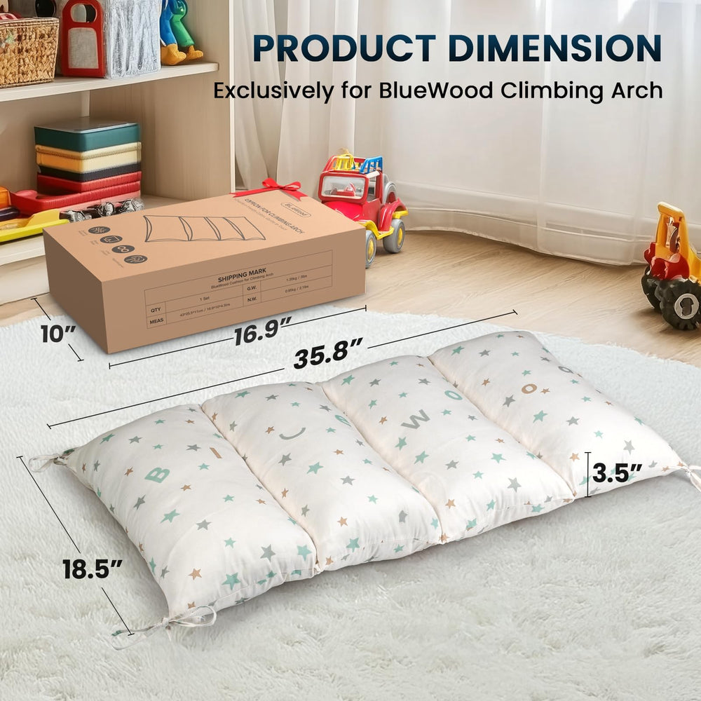 BlueWood cushion with PP cotton core provides plush support