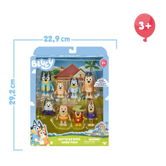 Bluey adventure figures with new detailing enabling dynamic storytelling