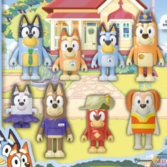 Bluey adventure figures sized for small hands to grasp and pose