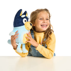 Collectible Bandit plush for expanding Bluey-inspired pretend play.
