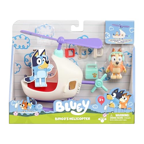 Bluey Bingo figurine highlights interactive storytelling during playtime.