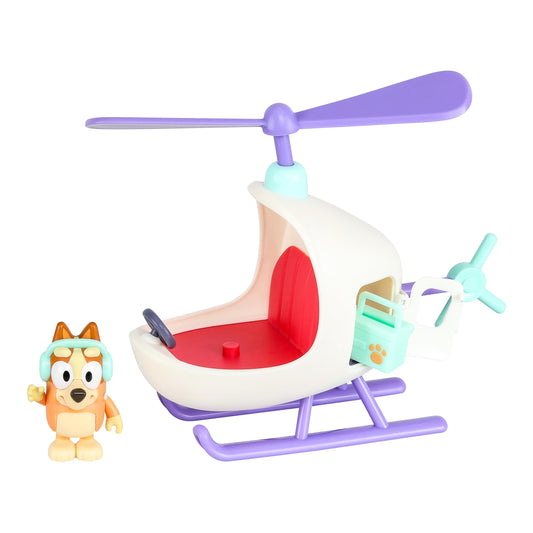 Bluey Bingo helicopter cockpit play area for imaginative flight adventures.
