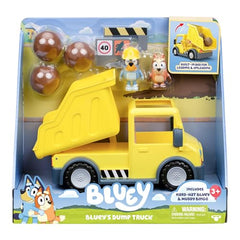 Bluey and Bingo figures, 2.5 inches tall, for muddy adventure play.